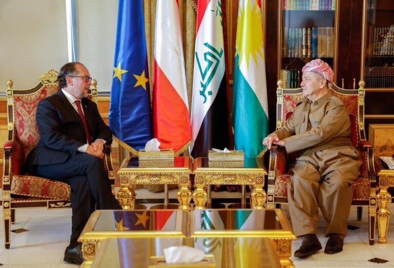 وزير خارجية النمسا يلتقي رئيس إقليم كوردستان لبحث تعزيز العلاقات الاقتصادية والسياسية